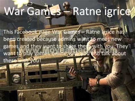 War Games - Ratne Igrice Facebook Page - YouTube