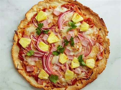 Gluten-Free Pineapple and Ham Pizza Recipe | Food Network Kitchen | Food Network