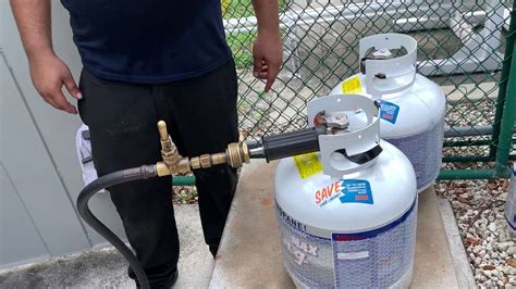 How to fill a LP or liquid propane tank Hint take it to a professional! - YouTube