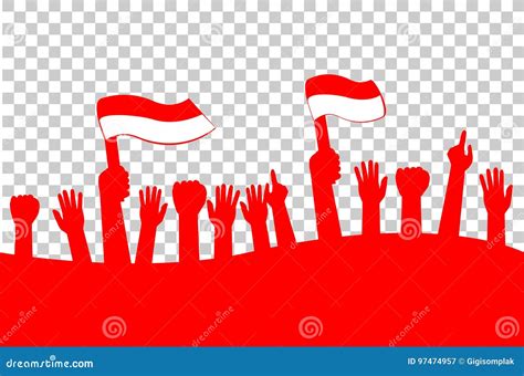 Template Background : Indonesia Independence Day Stock Vector ...