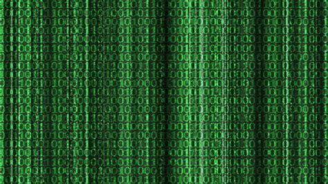 Green Binary Code 10452063 Stock Video at Vecteezy