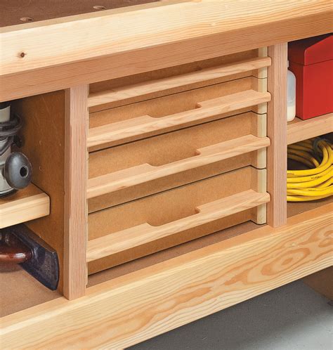 Workbench Storage System | Woodworking Project | Woodsmith Plans