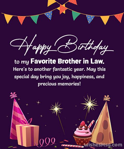 100+ Happy Birthday Wishes For Brother In Law | WishesMsg