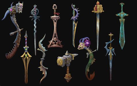 ArtStation - Fantasy Weapon Designs