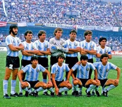 Argentina team group at the 1986 World Cup Finals. Argentina Football Team, Argentina Team ...