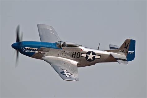 This P-51D-10-NA #44-14237 "Moonbeam McSwine" which got its name from a comic strip.