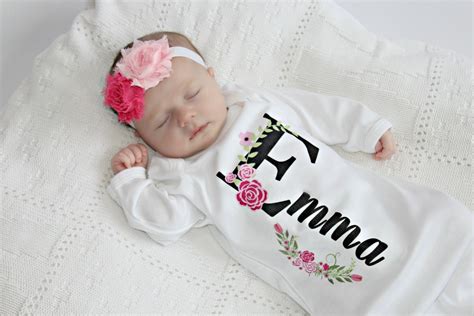 Newborn Girl Take Home Outfit Personalized Baby Girl Clothes