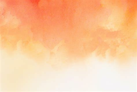 Premium Vector | Orange watercolor texture background