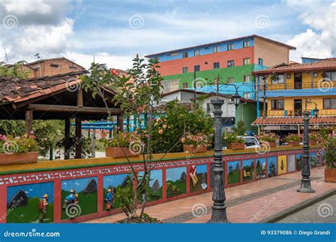 Colorful Houses - Guatape, Antioquia, Colombia Editorial Photo - Image ...