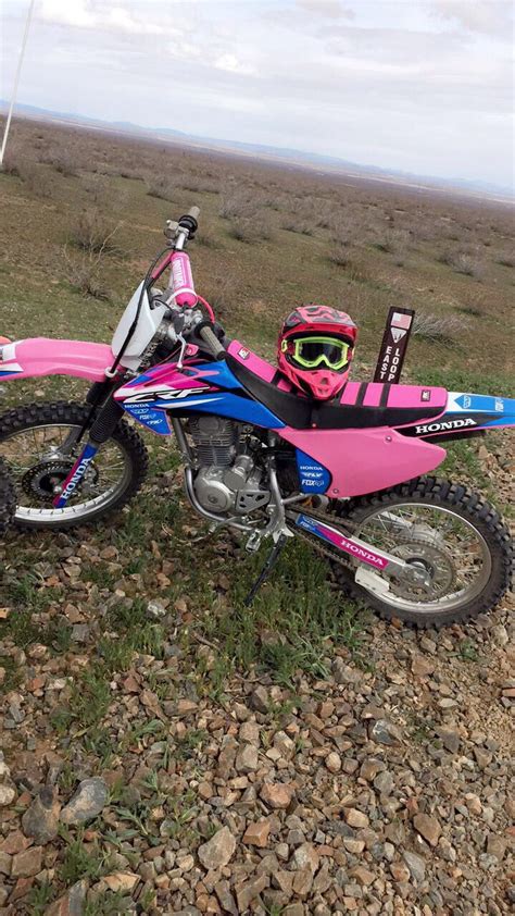 Pink Honda CRF 230 dirt bike | Pink dirt bike, Motocross girls, Motocross love