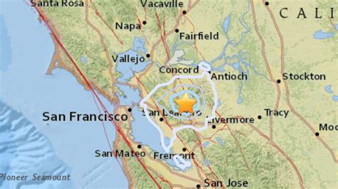 Swarm of 16 earthquakes rattles San Francisco Bay Area after series of ...