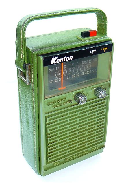 Vintage portable transistor clock radio space age Kenton WORKS RARE! | Transistors, Radio ...
