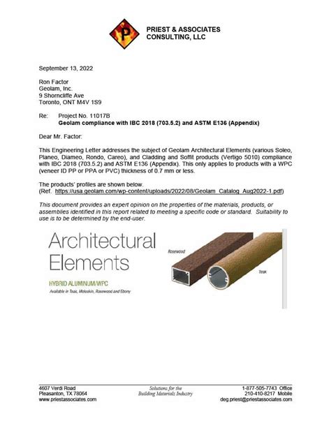 Geolam-Engineering Document ASTM E136 Sept2022 | AGS