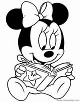 Disney Baby Minnie Mouse Coloring Pages Sketch Page sketch template