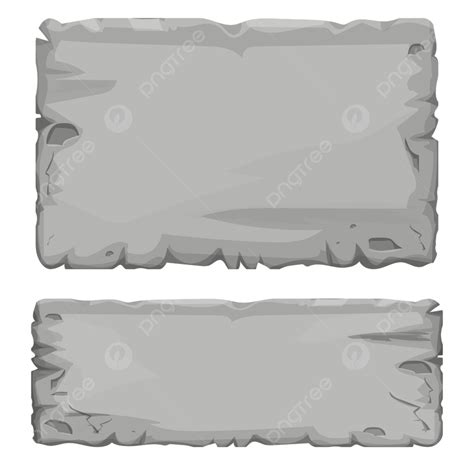 Stone Tablet Vector Hd PNG Images, Set Of Stone Tablet, Ui, Heavy ...