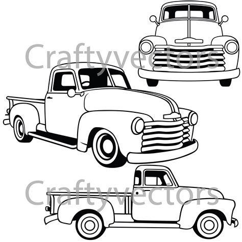 Chevrolet 3100, Chevrolet Trucks, Ford Truck, Pickup Trucks, Ford Pickup, Truck Coloring Pages ...