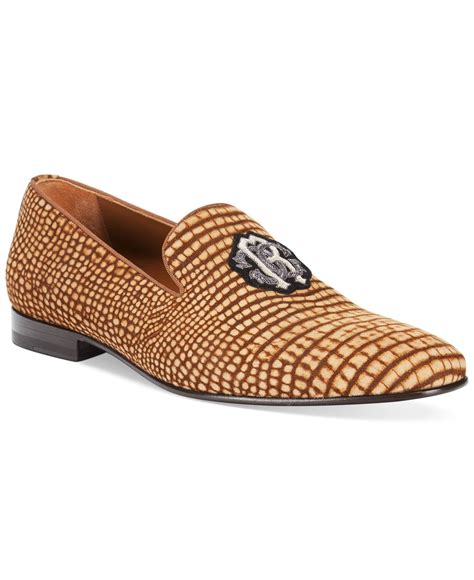 Roberto cavalli Night Loafers in Brown for Men | Lyst