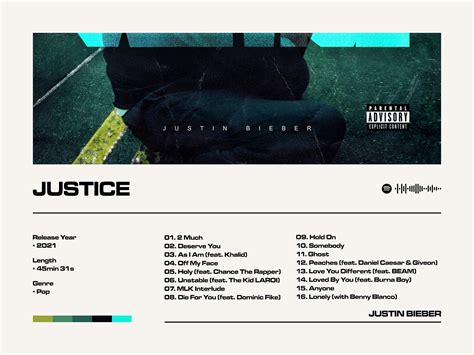 Justice Justin Bieber Album Poster Framed Poster | Etsy