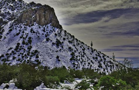 Desert Snow / ClickASnap | Desert snow, Natural landmarks, Landscape