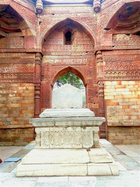 The tomb of Iltutmish, the Sultan of Islamic Delhi Sultanate of 13th Century India. # ...