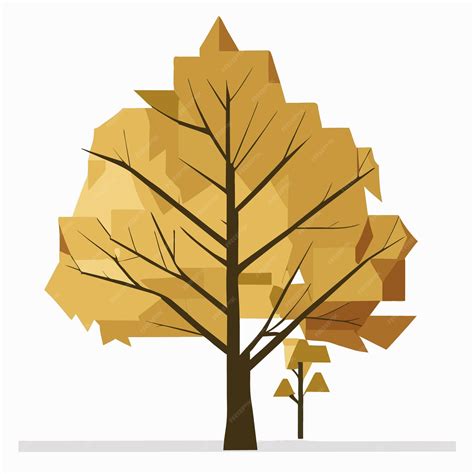 Premium Vector | Birch tree vector graphic in flat design concept ...