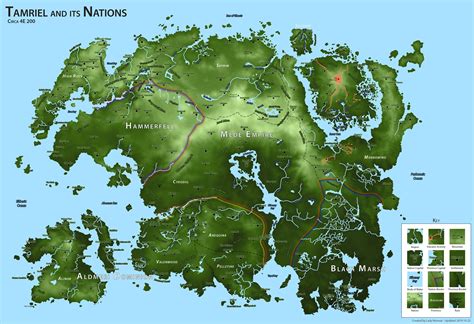 Complete Map of Tamriel - October 2019 : teslore