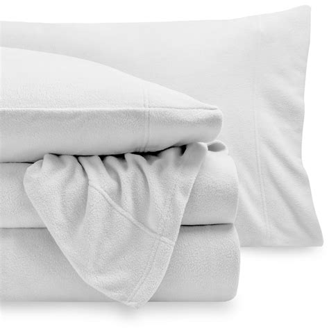 Bare Home Cozy Fleece Sheet Set - Extra Plush Polar Fleece - Pill ...