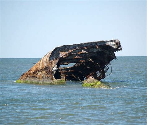 S.S. Atlantus, at one time the most famous concrete ship in the USA ...