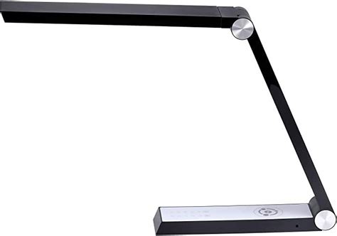 Bostitch Office Dimmable Black Desk Lamp with Wireless Charging, USB ...