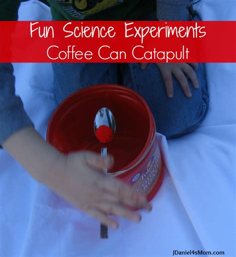 Science Experiments for Kids- Coffee Can Catapult