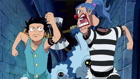 Luffy and Buggy funny Impel Down Reunion. English Version. - YouTube