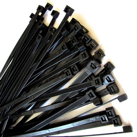 Cable Zip Ties 300pk Heavy Duty 120lb 8" UV Resistant Black | eBay