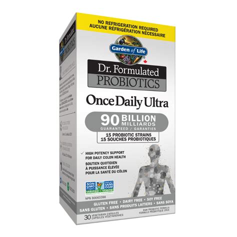 Dr. Formulated Probiotiques Un par jour Ultra 90 Milliards Sans Réfrig ...