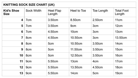 men's sock sizes chart - Foul Cyberzine Picture Galleries