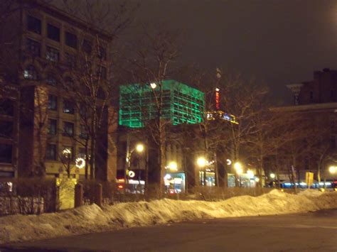 Downtown Syracuse at Night (LaFayette, Fayette: parking, area, skyline ...