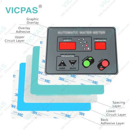 Automatic Water Meter 60I Membrane Keyboard Repair | Other | VICPAS