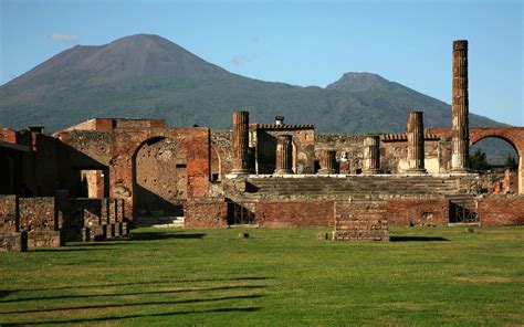 Pompeii and Herculaneum, Italy The city of Pompeii was covered under a ...