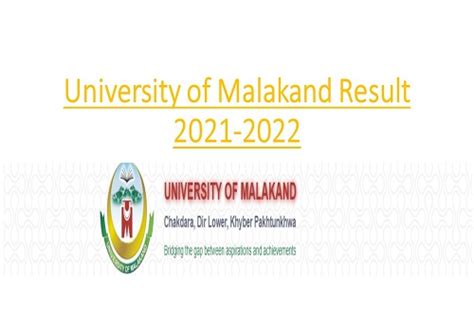 University of Malakand Result 2021-2022 www.uom.edu.pk UOM Results BS ...