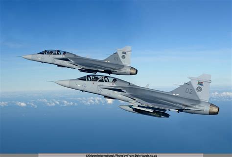 South African Air Force Gripen Fighters in flight. Air Fighter, Fighter Planes, Fighter Jets ...