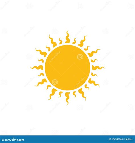 Sun Icon. Modern Weather Icon Stock Vector - Illustration of mobile ...