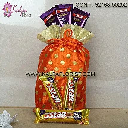 Red Chocolates Potli ( New Year Gifts To Boyfriend ) – Kalpa Florist