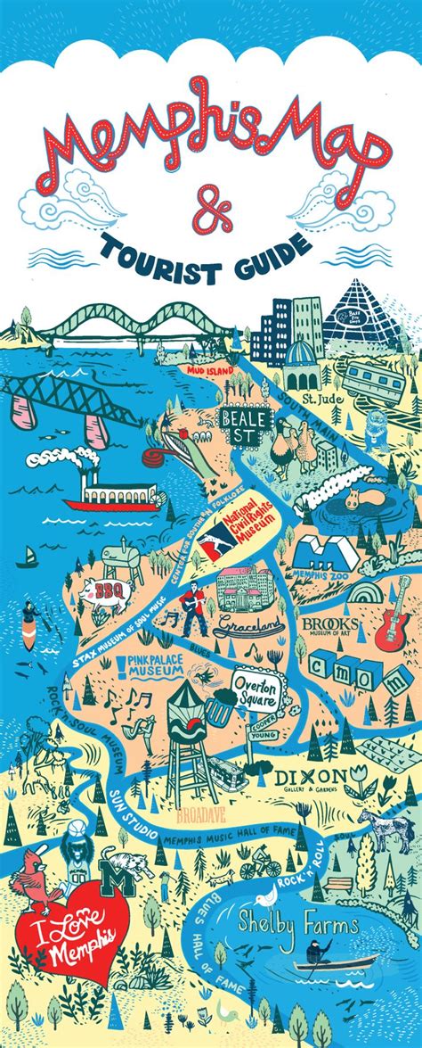 2017 Memphis Map & Tourist Guide Memphis Map & Tourist Guide | Memphis tennessee vacation ...