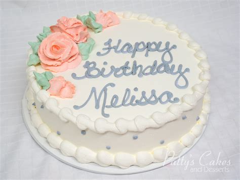 Photo of a simple flowers birthday cake - Patty's Cakes and Desserts