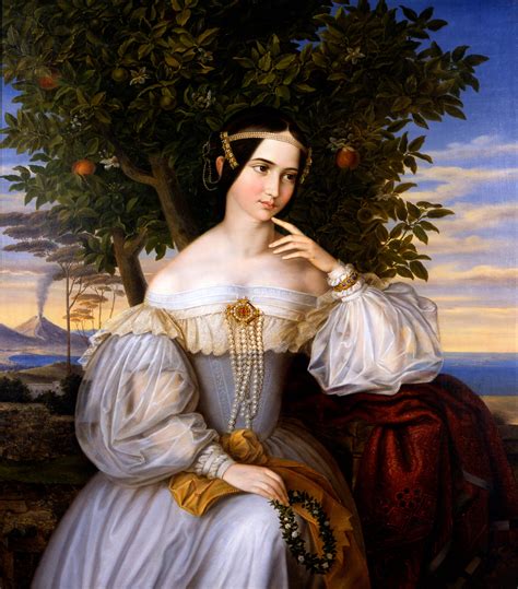 1836 Marriage Portrait of Charlotte de Rothschild by Moritz Daniel Oppenheim (Israel Museum ...