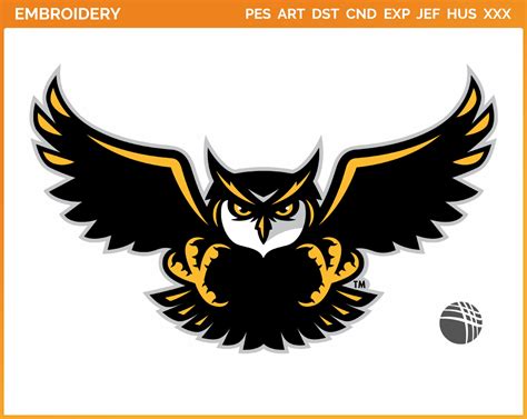 Kennesaw State Owls - College Sports Embroidery Logo in 4 sizes - SPLN002172 • Sports Logos ...