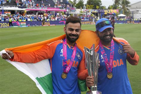 Virat Kohli ends T20 career on a high as India wins World Cup - Yahoo Sport