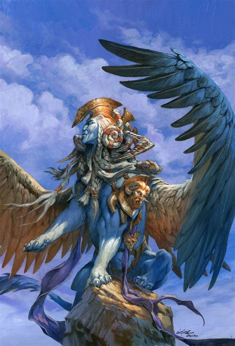 ArtStation - Sphinx Token, Jesper Ejsing | * D&D: Far Pharad in 2019 | Fantasy creatures ...