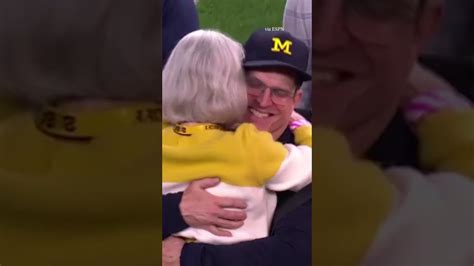 Jim Harbaugh shared a moment with his parents ️ #shorts - The Global Herald