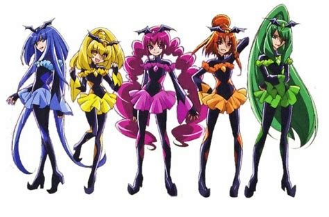 Las glitter force malvadas | Smile pretty cure, Pretty cure, Glitter force