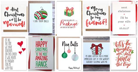 16 Adorable Fiance Christmas Cards for Your Bae!